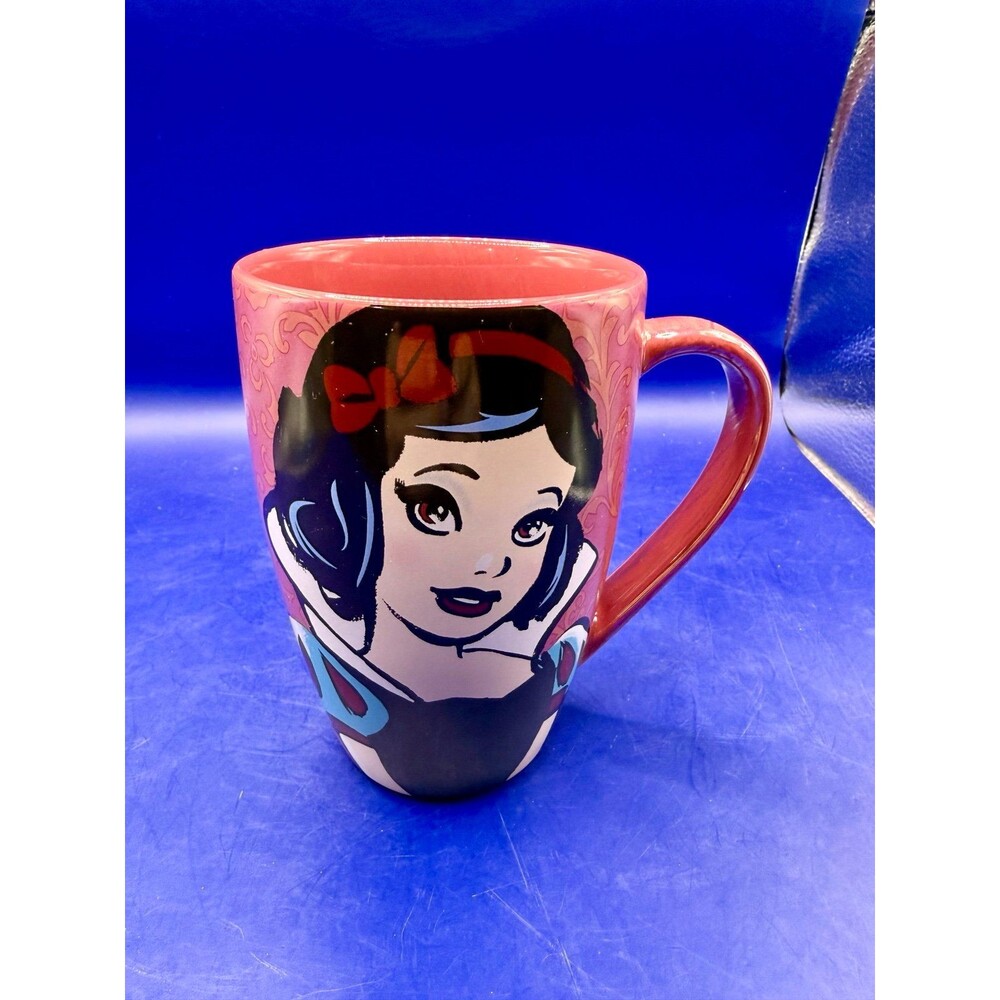 Disney Parks Snow White Mug Pink Fairest One of All Princess Coffee Cup